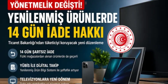 Ticaret bakanlığı yenilenmiş ürün yönetmeliği değişti: 14 gün i̇ade hakkı