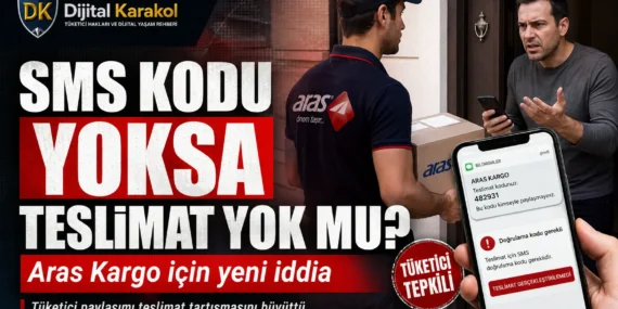 Sms kodu alamayan tüketici kargosunu teslim alamıyor mu? Aras kargo i̇çin yeni i̇ddia