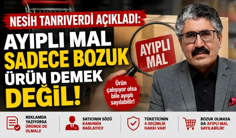 Nesih tanrıverdi açıkladı: “bozuk değil ama ayıplı olabilir! ”