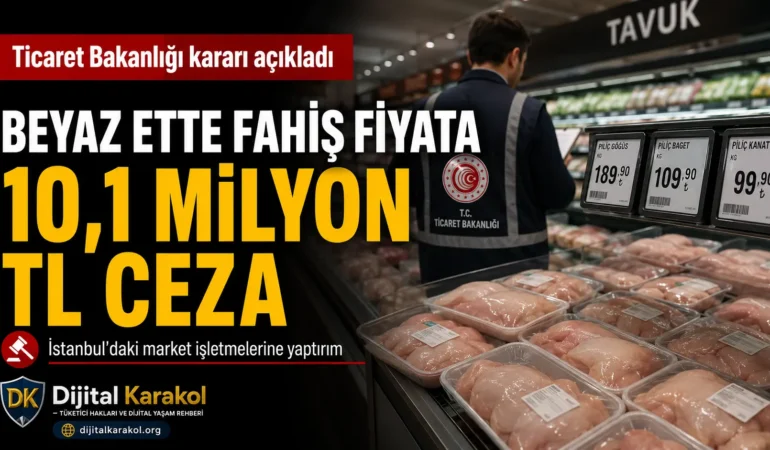 Tavuk eti fiyatları mercek altında: i̇stanbul’daki marketlere 10,1 milyon tl ceza