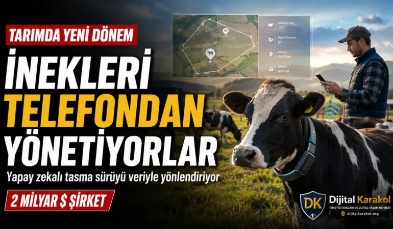 İlk duyunca şaka gibi geliyor: i̇nekleri artık telefonla yönetiyorlar