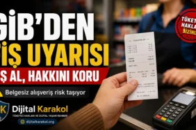 Gi̇b’den fiş uyarısı: alışverişte fiş almanın tüketici hakkı ve kayıt dışı ekonomiyle mücadele açısından önemini anlatan haber görseli