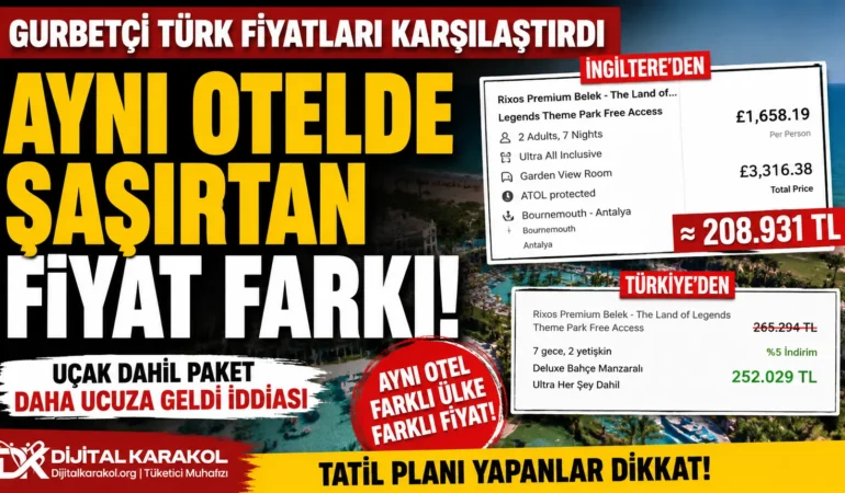 İngiltere’deki gurbetçi hesapladı: uçak dahil tatil, türkiye’den rezervasyondan daha ucuza geldi
