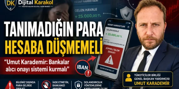 Iban dolandırıcılığı uyarısı: umut karademir’den bankalara alıcı onayı çağrısı