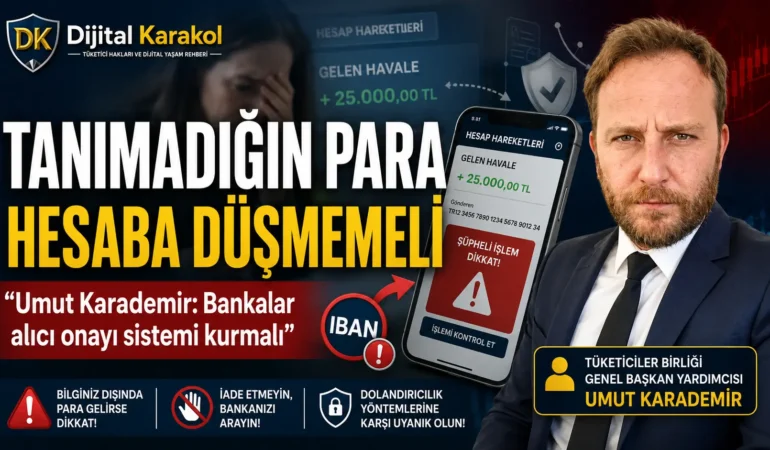 Iban dolandırıcılığı uyarısı: umut karademir’den bankalara alıcı onayı çağrısı