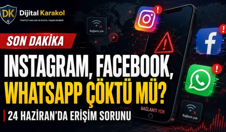 Instagram erişim sorunu 24 haziran: facebook ve whatsapp açılmıyor mu?