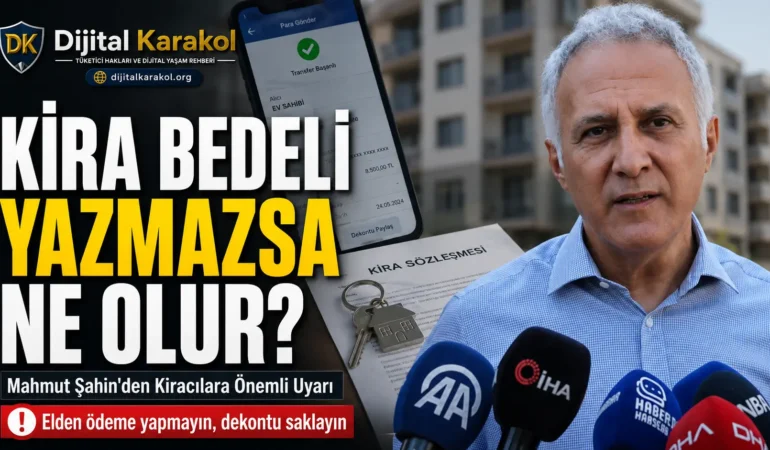 Kira açıklaması yazılmazsa ne olur? Mahmut şahin’den kiracılara uyarı