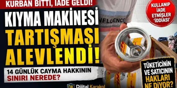 Kurban bitti, kıyma makinesi geri geldi: peki bu i̇ade hak mı?