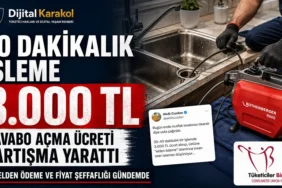 30 dakikalık lavabo açma işlemine 3. 000 tl ücret istenmesi, fiş, elden ödeme ve fiyat şeffaflığı tartışmasını gündeme taşıdı.