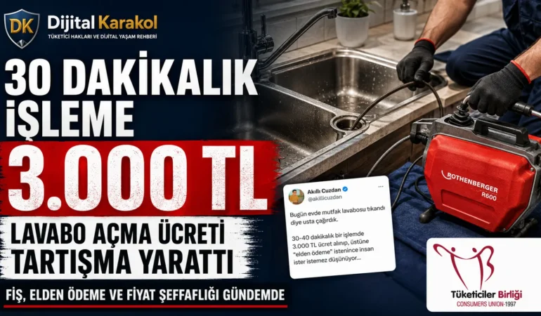 Usta 30 dakikalık i̇şlem i̇çin 3. 000 tl i̇stedi: asıl tartışma elden ödeme oldu