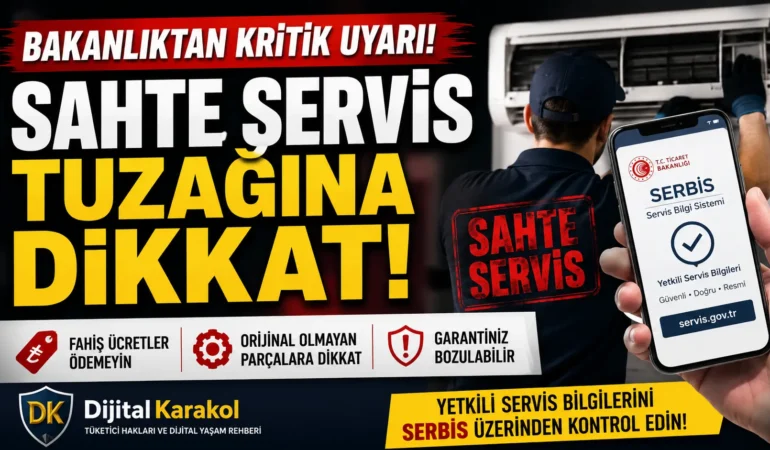Google’da bulduğunuz servis gerçekten yetkili mi? Ticaret bakanlığı uyardı