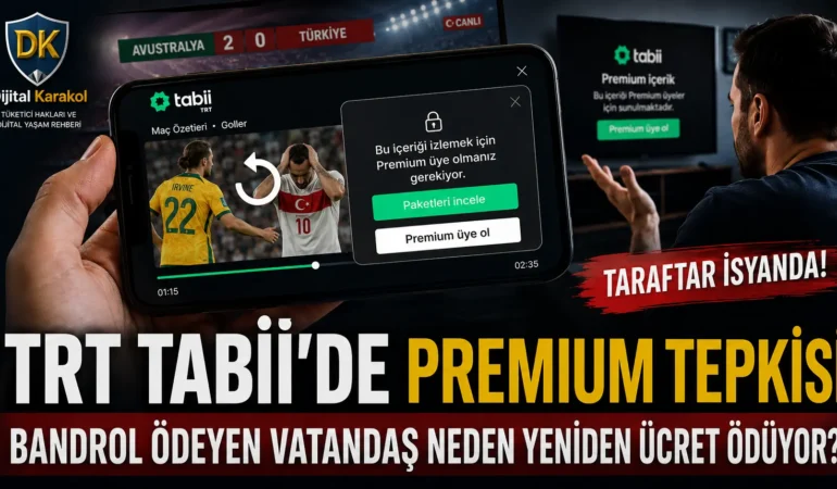 Trt tabii premium tepkisi: bandrol ödeyen vatandaş neden yeniden ücret ödüyor?