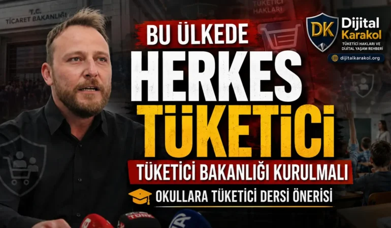 “bu ülkede herkes tüketici”: bakanlık kurulsun, okullara ders konulsun