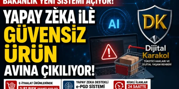 Ticaret bakanlığı yapay zeka ile güvensiz ürün avına çıkıyor: e-pgd sistemi çok yakında devrede