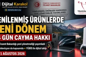 Ticaret bakanlığı yenilenmiş ürünlerde yeni dönem başlatıyor, 14 gün cayma hakkı ve yübi̇s ile dijital takip sistemi geliyor