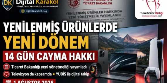 Ticaret bakanlığı yenilenmiş ürünlerde yeni dönemi başlatıyor: mağazadan alınan ürüne 14 gün cayma hakkı