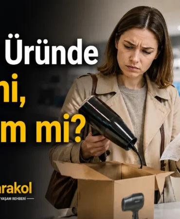 Kısa sürede arızalanan üründe tüketicinin para iadesi veya ayıpsız misliyle değişim hakkını anlatan manşet görseli.