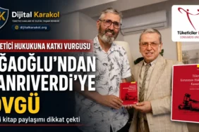 Tükonfed genel başkanı aydın ağaoğlu, tüketiciler birliği genel başkan vekili nesih tanrıverdi’nin tüketicinin korunması hakkında kanun şerhi kitabına ilişkin paylaşımda bulundu.