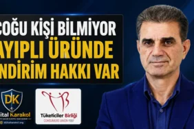 Tüketiciler birliği bayburt şube başkanı hayrettin dilek, ayıplı üründe bedelden indirim hakkını anlattı