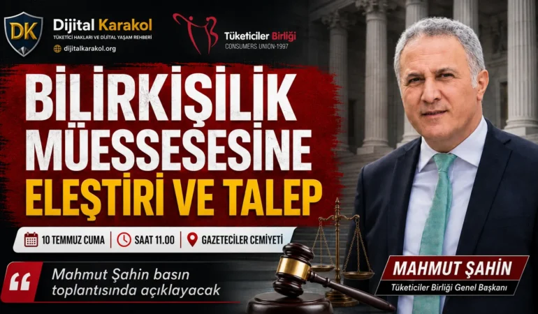Bilirkişilik müessesesi i̇çin basın toplantısı: tüketiciler birliği taleplerini açıklayacak