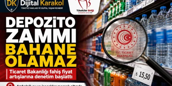 Ticaret bakanlığı’ndan depozito zammı uyarısı: marketlerde denetim başladı