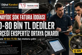 Konya’da sanayide 70-80 bin tl masraf çıkarıldığı iddia edilen araç arızasının ekspertizde 10 bin tl’lik soğutma fan motoru olduğu ortaya çıktı.