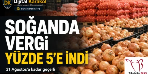 Kuru soğanda gümrük vergisi yüzde 5’e i̇ndirildi: uygulama 31 ağustos’a kadar sürecek