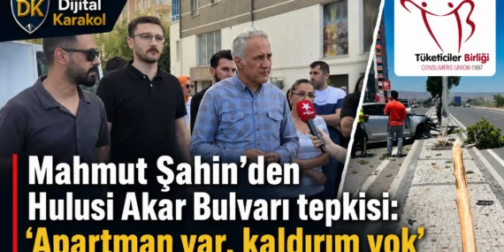 Mahmut şahin’den hulusi akar bulvarı’nda sert tepki: “apartman var, kaldırım yok! ”