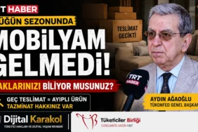 Tükonfed genel başkanı aydın ağaoğlu, trt haber’de mobilya teslimatı geciken tüketicilerin haklarını anlattı.