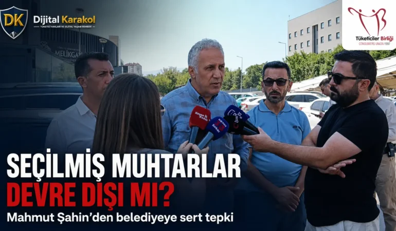 Mahmut şahin’den melikgazi belediyesi’ne muhtar tepkisi: “seçilmişleri yok saymayın”