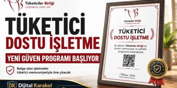 Tüketiciler birliği’nden i̇şletmelere yeni güven belgesi: tüketici dostu i̇şletme