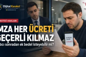 Tüketici sözleşmesinde yer almayan ek ücret talebini inceleyen tüketici ve 6502 sayılı kanun kapsamında tüketici hakları
