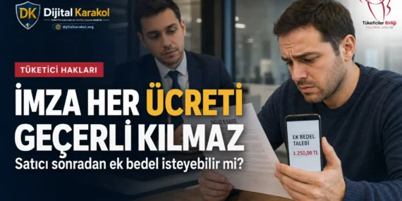 Tüketici sözleşmesinde yer almayan ek ücret talebini inceleyen tüketici ve 6502 sayılı kanun kapsamında tüketici hakları
