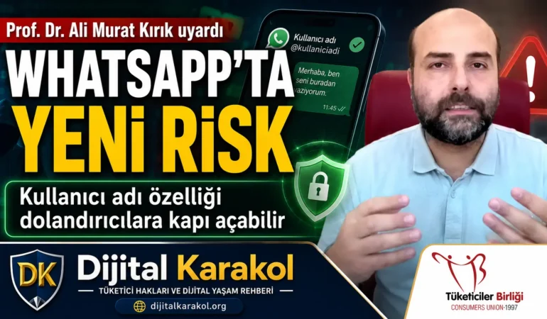 Whatsapp kullanıcı adı özelliği için uzman uyarısı: dolandırıcılar bu yöntemi kullanabilir