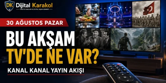 30 ağustos tv yayın akışı: bu akşam hangi dizi, film ve programlar var?