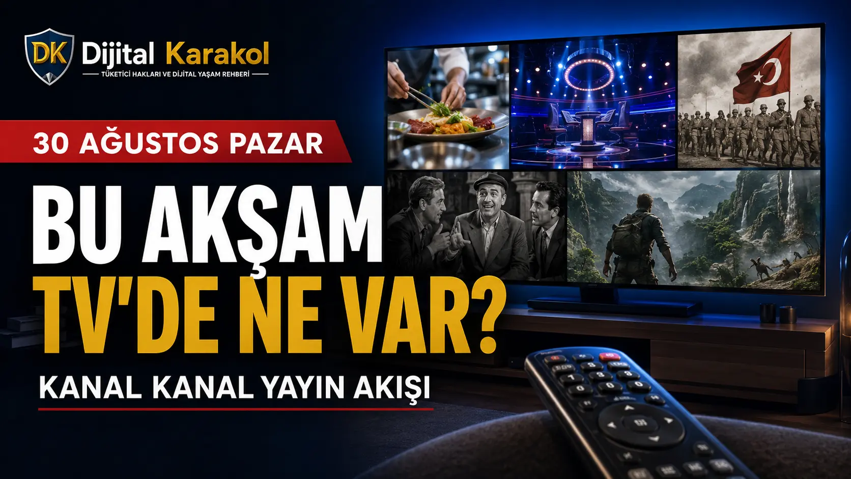 30 Ağustos TV yayın akışı: Bu akşam hangi dizi, film ve programlar var?